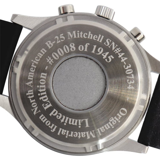 B 25 Mitchell Tribute Gold Beige Dial Brown Leather Watch - Veloce - The App For Watch Collectors