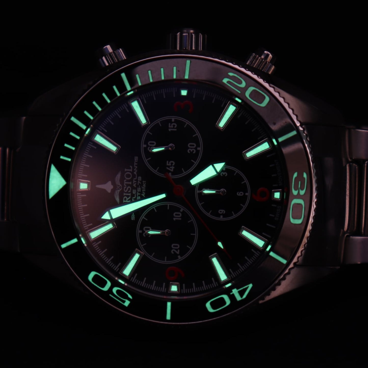 Space Shuttle Atlantis Tribute Stainless Steel White Dial - Veloce - The App For Watch Collectors