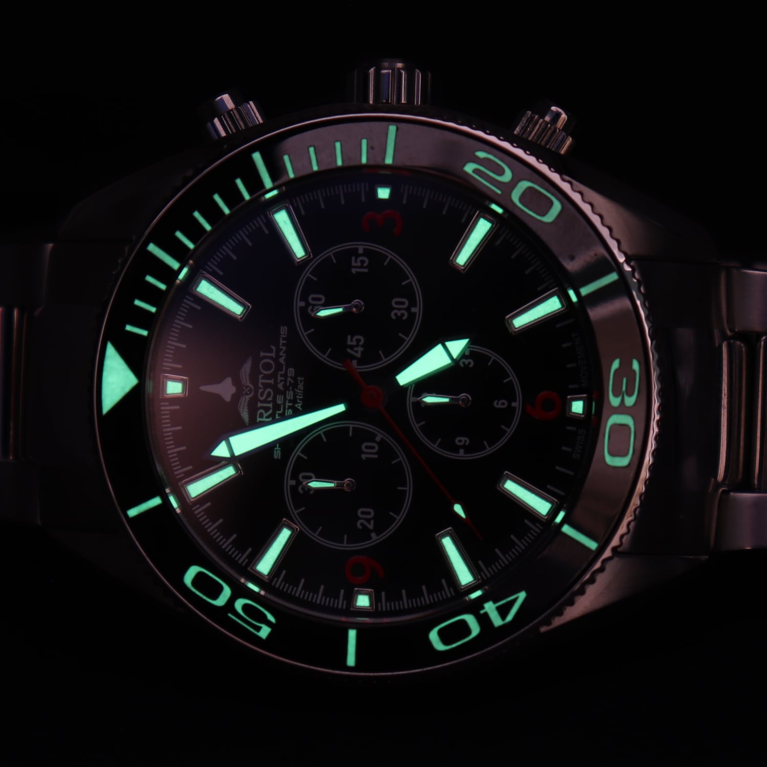 Space Shuttle Atlantis Tribute Stainless Steel White Dial - Veloce - The App For Watch Collectors
