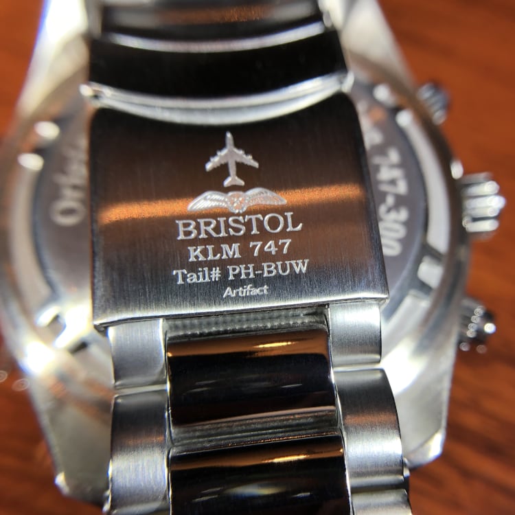 747 Tribute Stainless Steel Watch With Black Dial Artifact - Veloce - The App For Watch Collectors