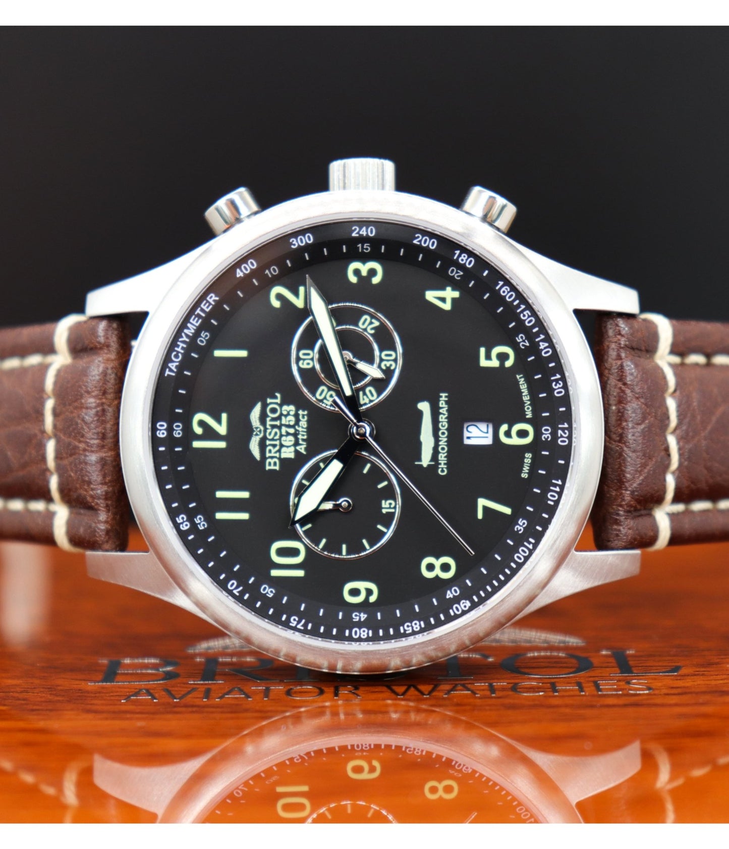 Spitfire R6753 Tribute Watch Stainless Steel Brush Finish - Veloce - The App For Watch Collectors