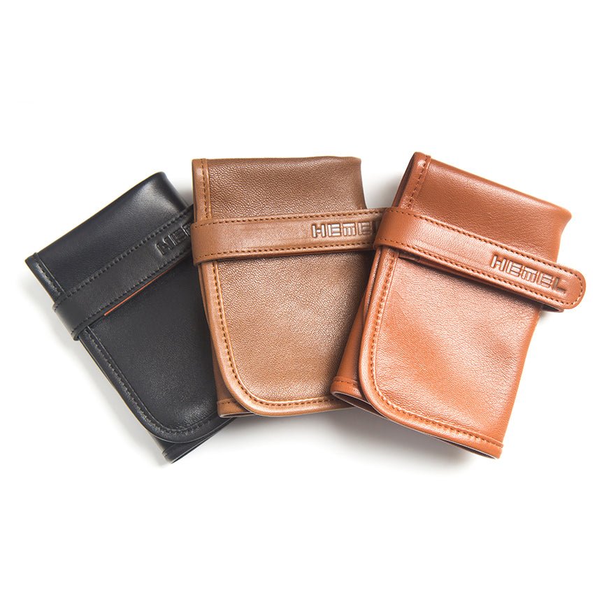 Lightweight Orange Watch Travel Roll Velcro Closure - Veloce - The App For Watch Collectors