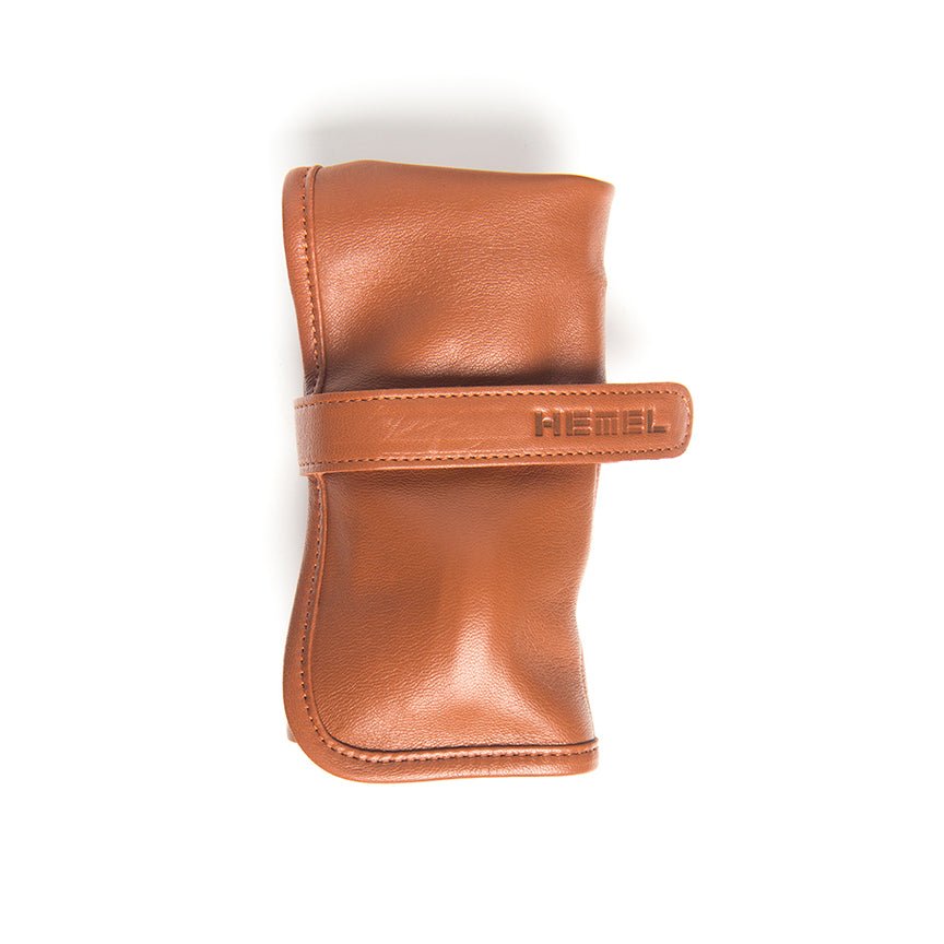 Lightweight Orange Watch Travel Roll Velcro Closure - Veloce - The App For Watch Collectors