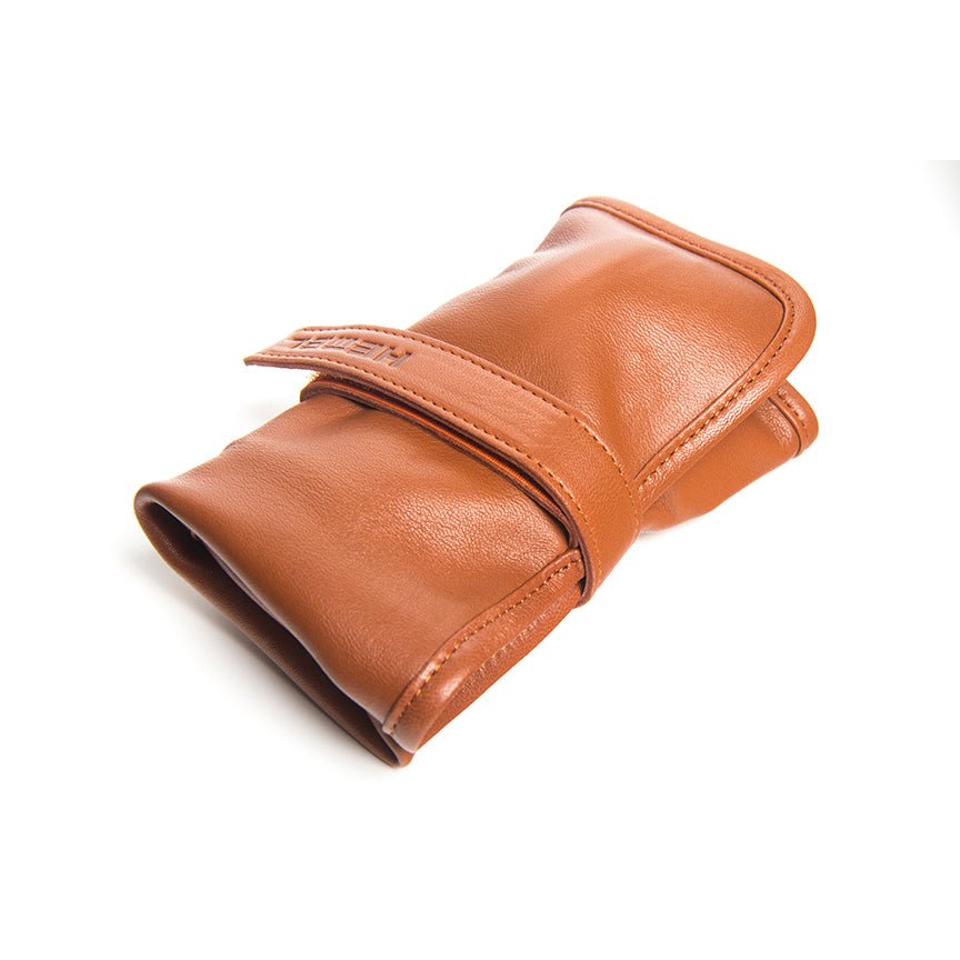 Lightweight Orange Watch Travel Roll Velcro Closure - Veloce - The App For Watch Collectors