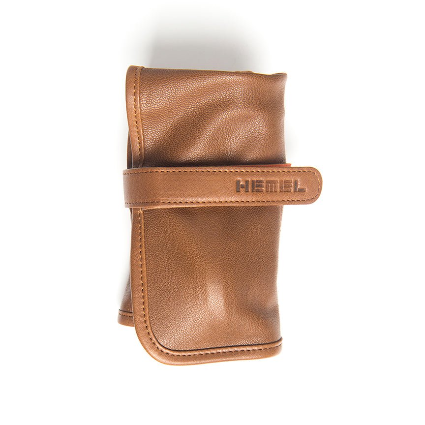 Lightweight Orange Watch Travel Roll Velcro Closure - Veloce - The App For Watch Collectors