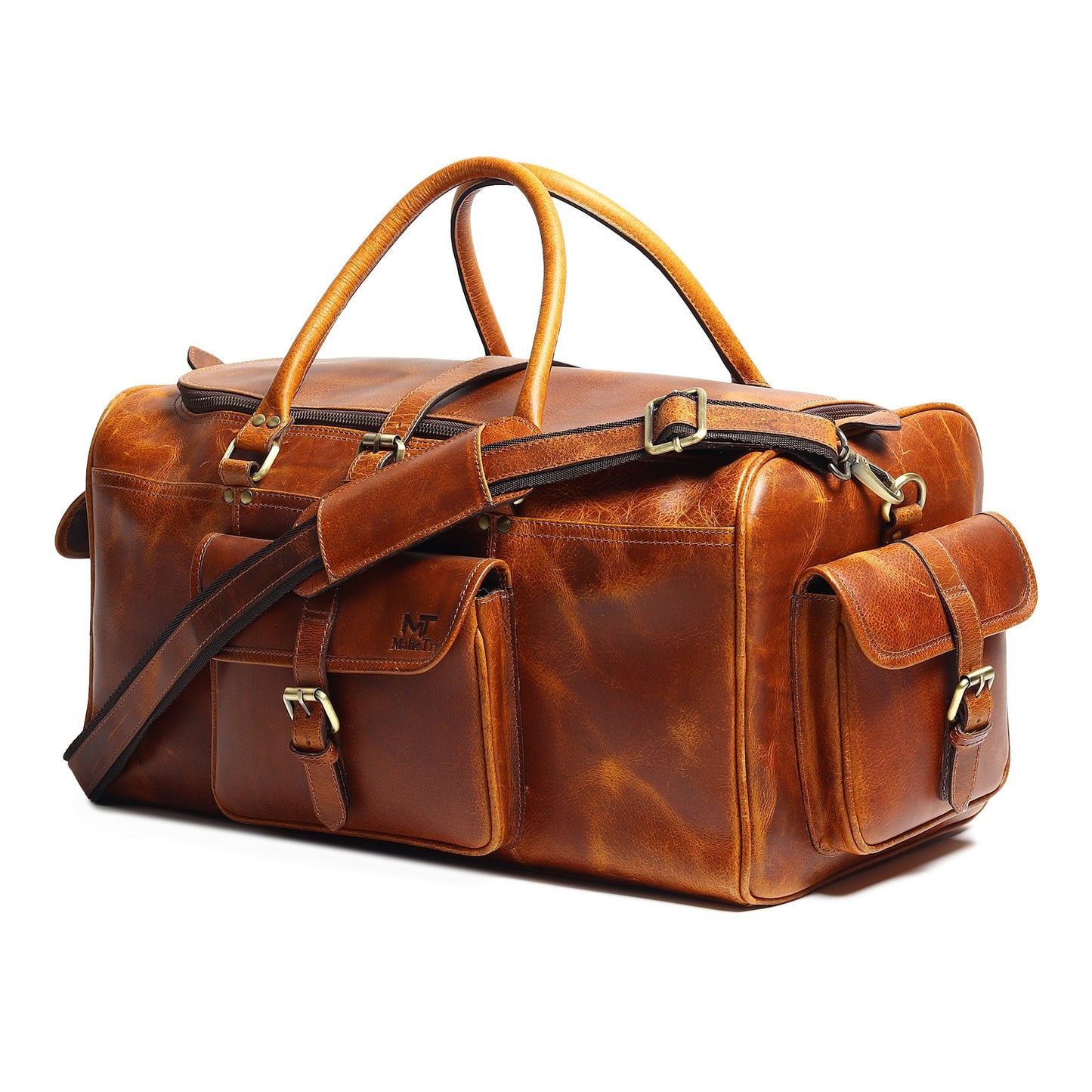 Berlin Leather Weekender Duffle Bag - Veloce - The App For Watch Collectors