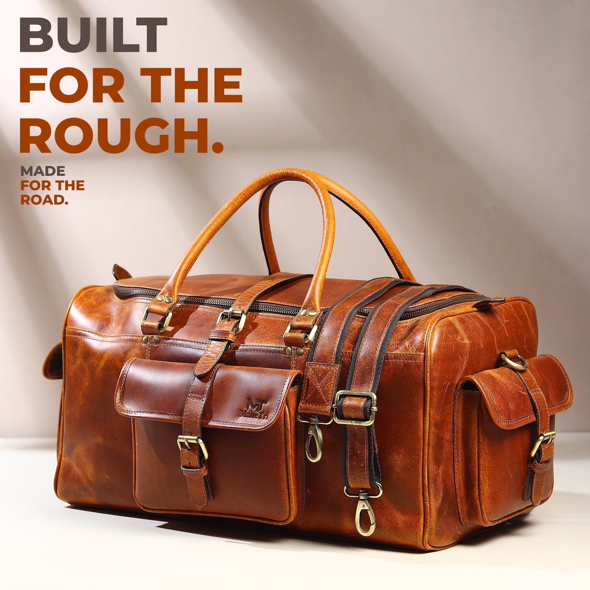 Berlin Leather Weekender Duffle Bag - Veloce - The App For Watch Collectors