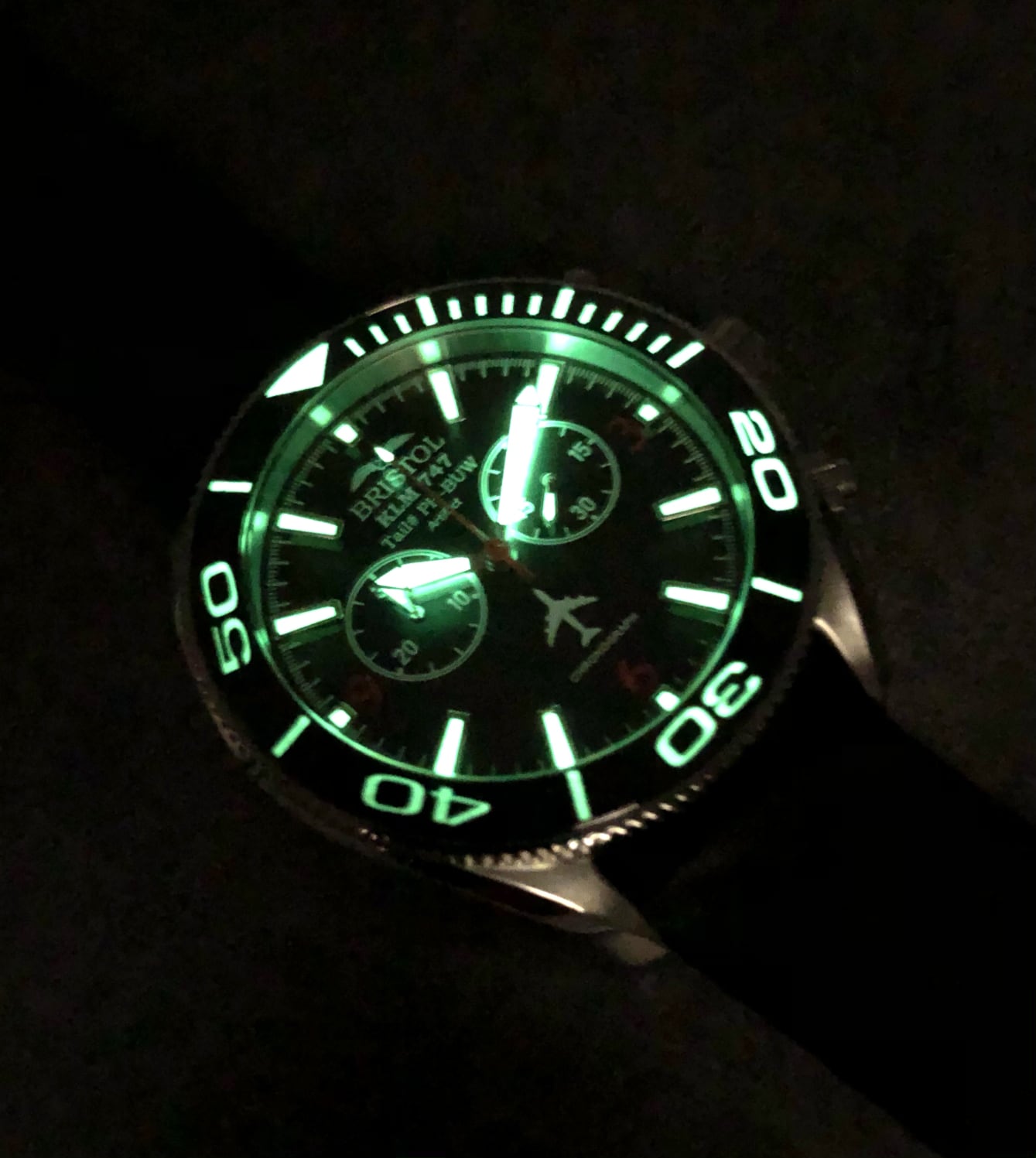 747 Tribute Stainless Steel Watch With Black Dial Artifact - Veloce - The App For Watch Collectors