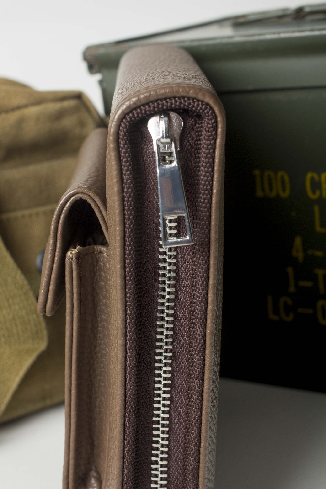Travel Folio Vegan Leather Cognac Watch Case Holds Three - Veloce - The App For Watch Collectors
