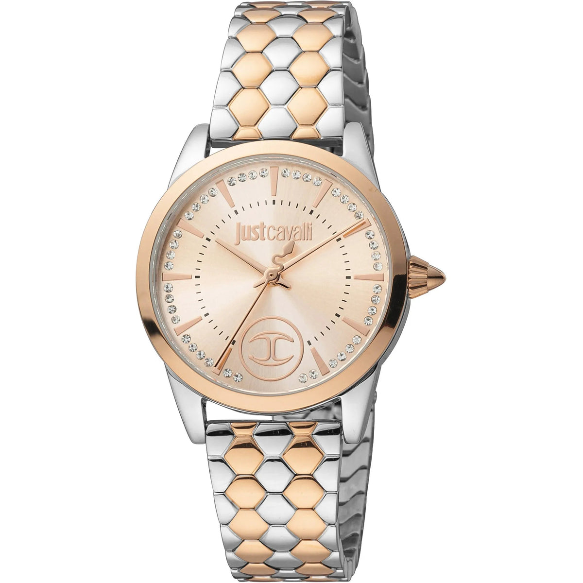 Just Cavalli Donna affascinante Two Tones RG Silver