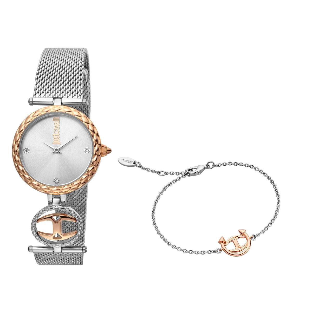Just Cavalli SET With Bracelet Steel TwoTone Rose Gold
