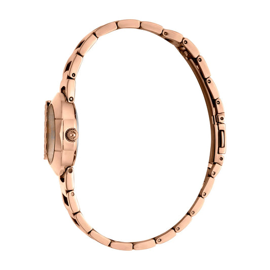 Just Cavalli Steel Rose Gold Zebra Glitter