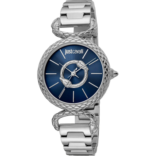 Just Cavalli Snake Inside Steel Blue