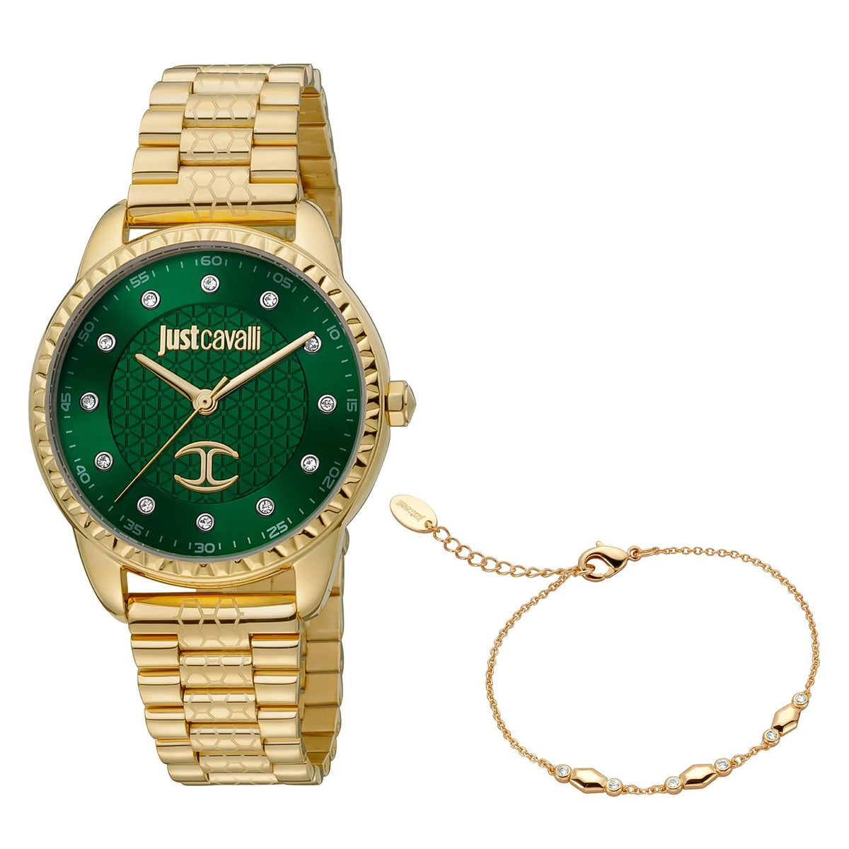 Just Cavalli Regali Yellow Gold Green