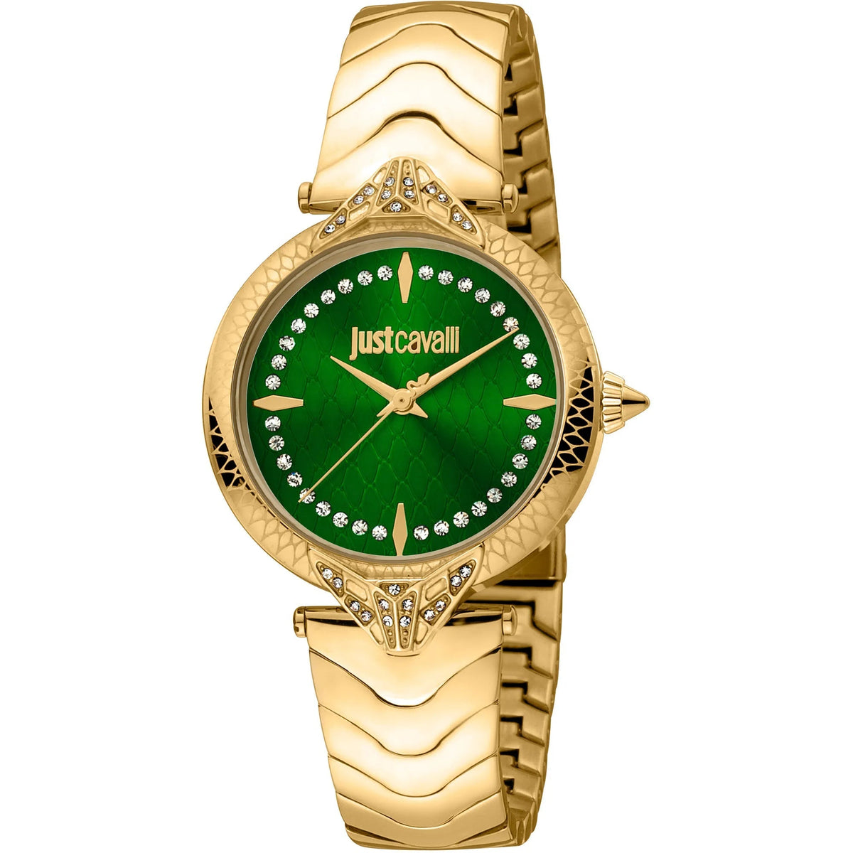 Just Cavalli Luce Yellow Gold Green