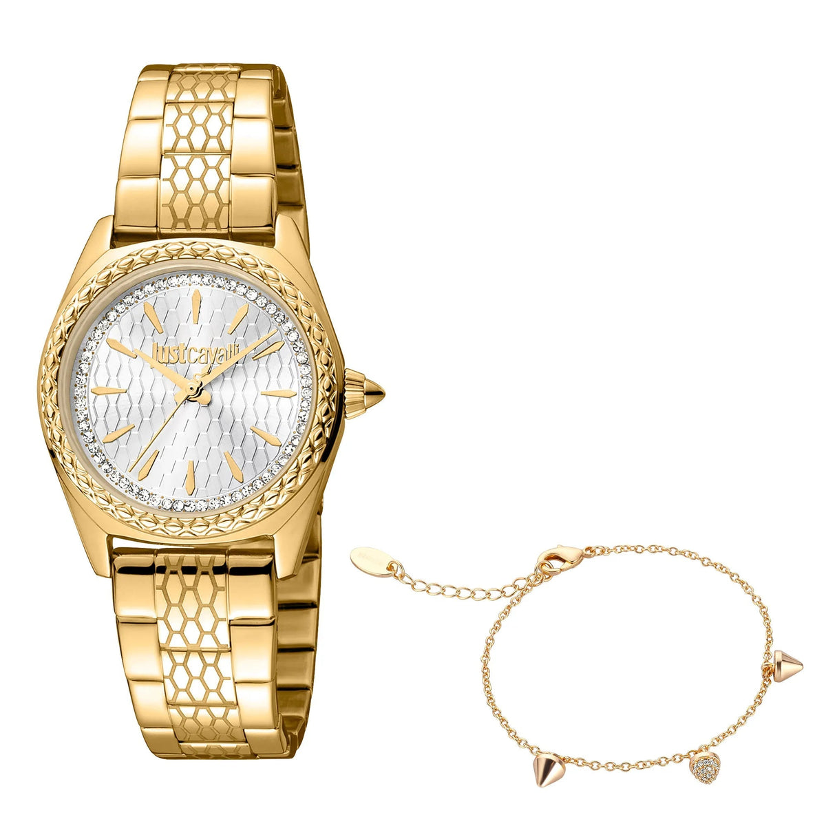Just Cavalli Fashion Glam Yellow Gold
