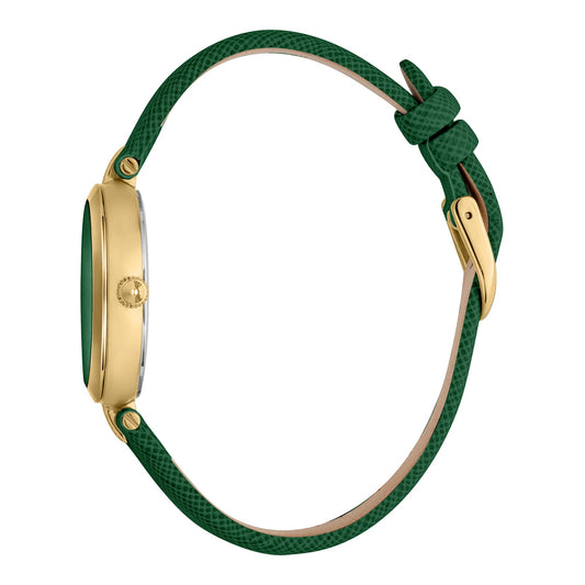 Just Cavalli Maiuscola Leather Green Gold
