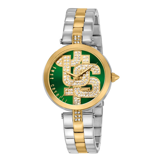 Just Cavalli Maiuscola Two Tones YG Green