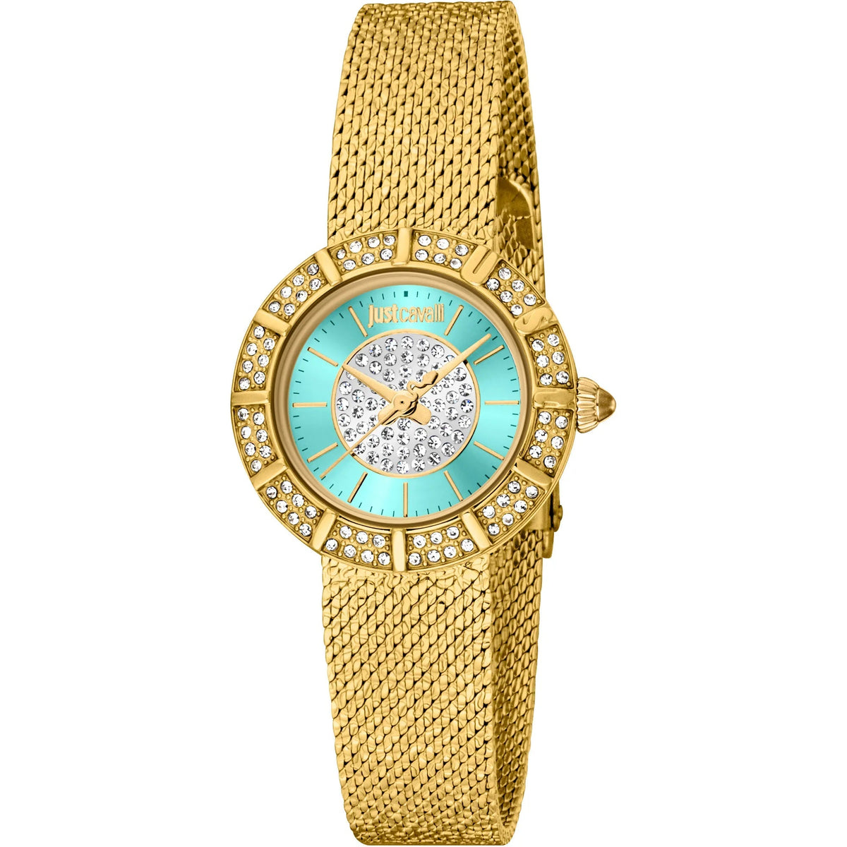 Just Cavalli Eleganza Mini Yellow Gold Turquoise