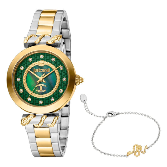 Just Cavalli Donna luce Two Tones YG Green