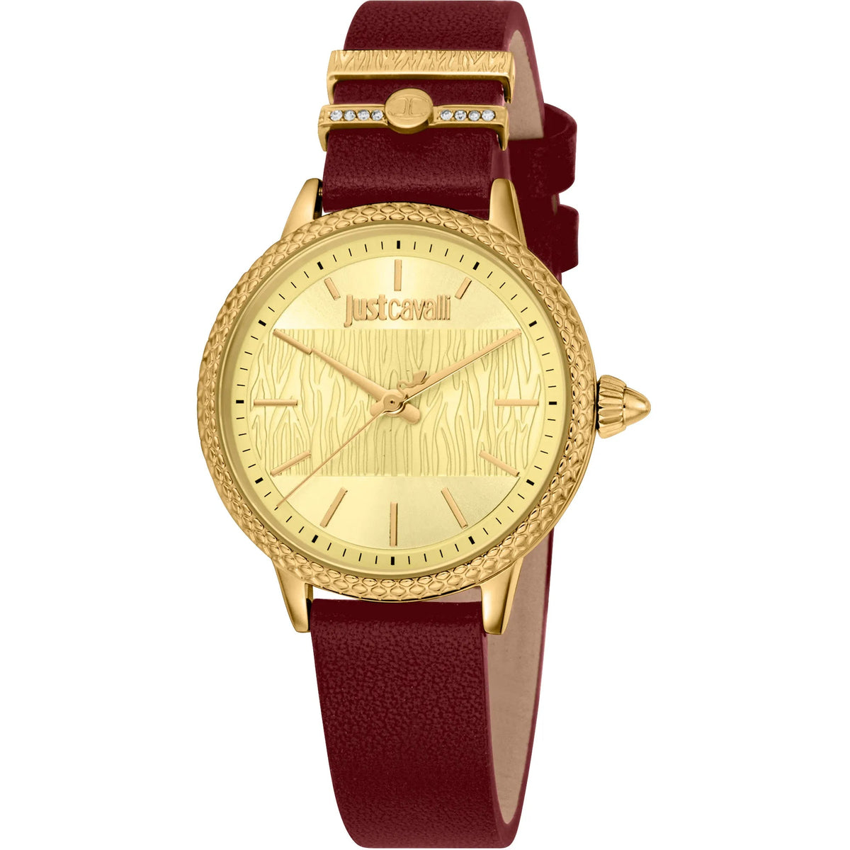 Just Cavalli Miraggio Leather Red