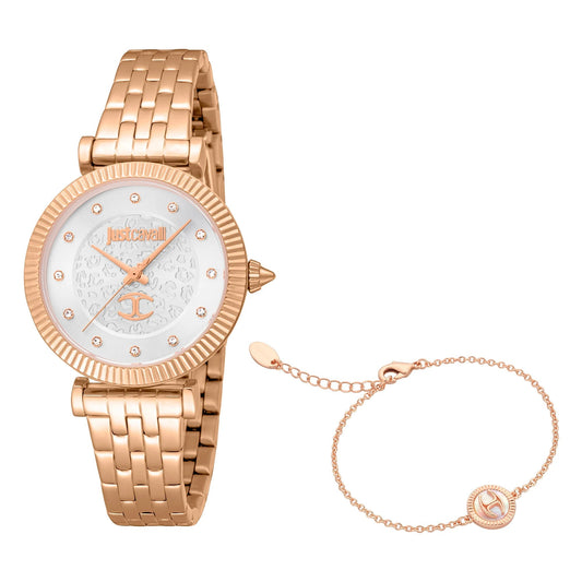 Just Cavalli Unleashed Rose Gold Silver