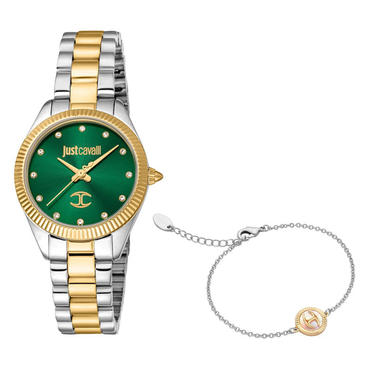 Just Cavalli Pacentro Two Tones YG Green