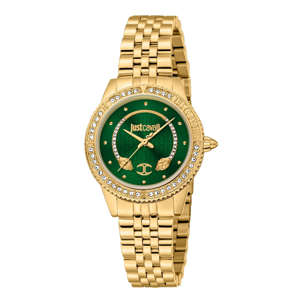 Just Cavalli Neive Yellow Gold Green