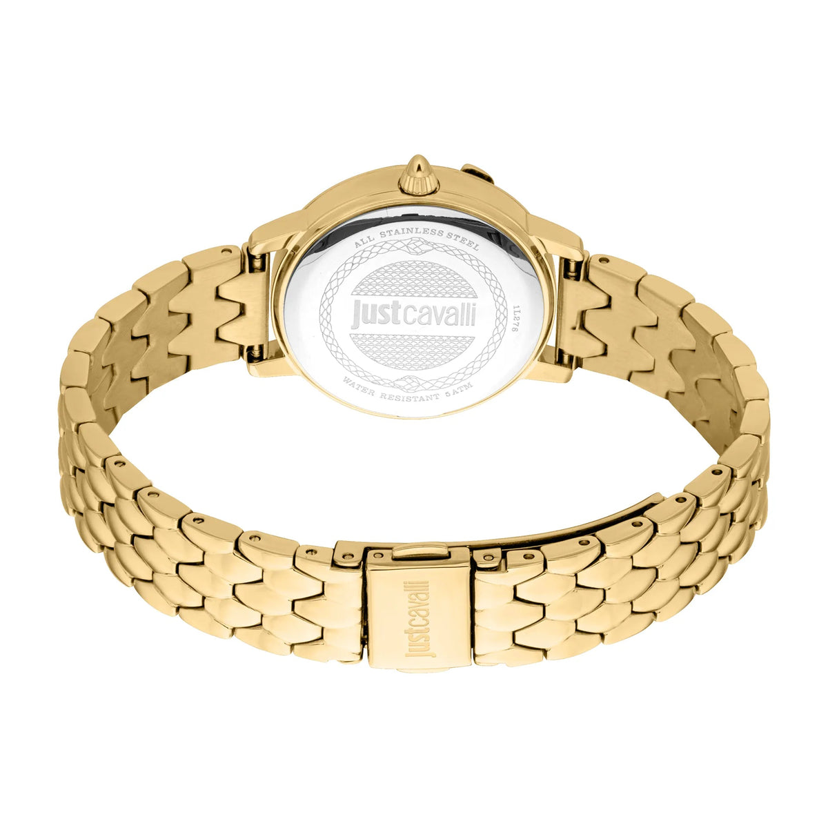 Just Cavalli Viperized Yellow Gold Silver MOP