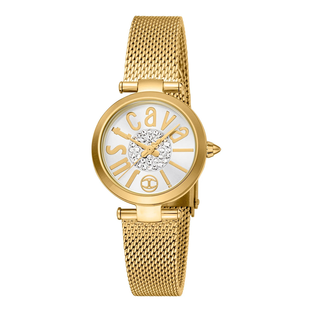 Just Cavalli Modena Mesh Yellow Gold