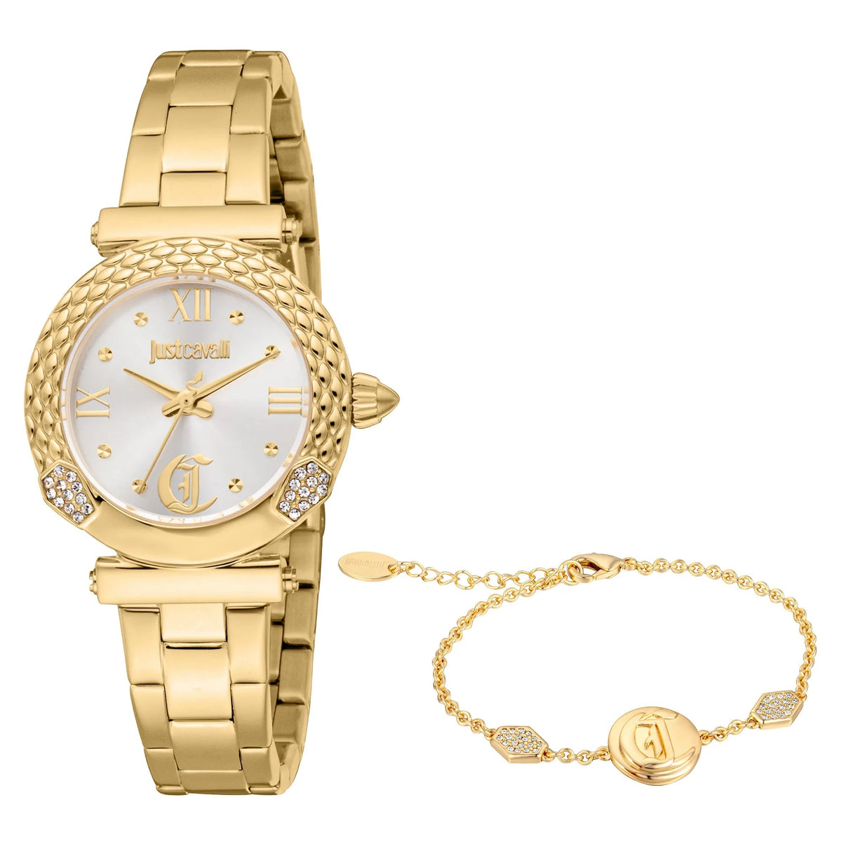 Just Cavalli Curiosa Yellow Gold Silver