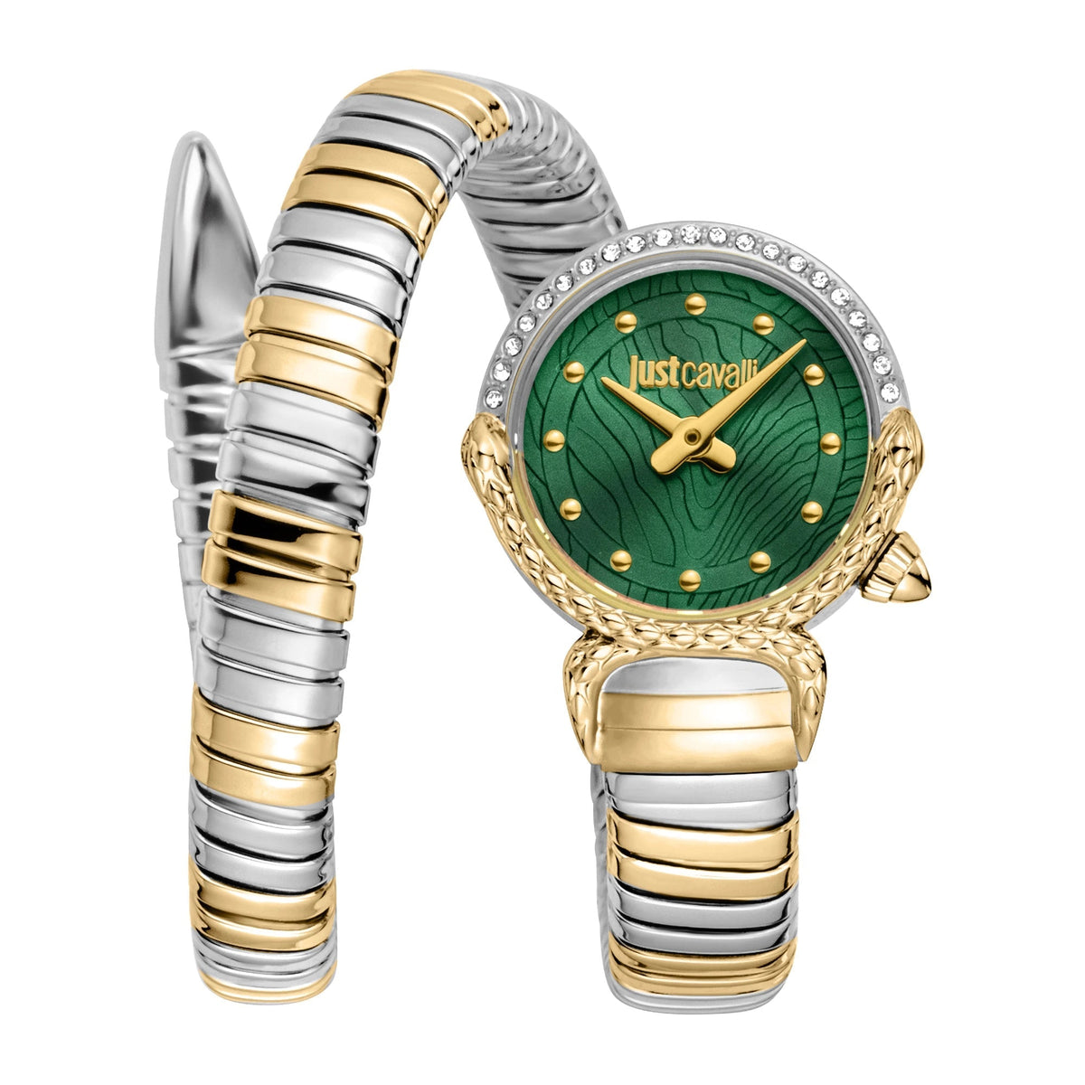 Just Cavalli Radiosa Two Tones YG Silver Green