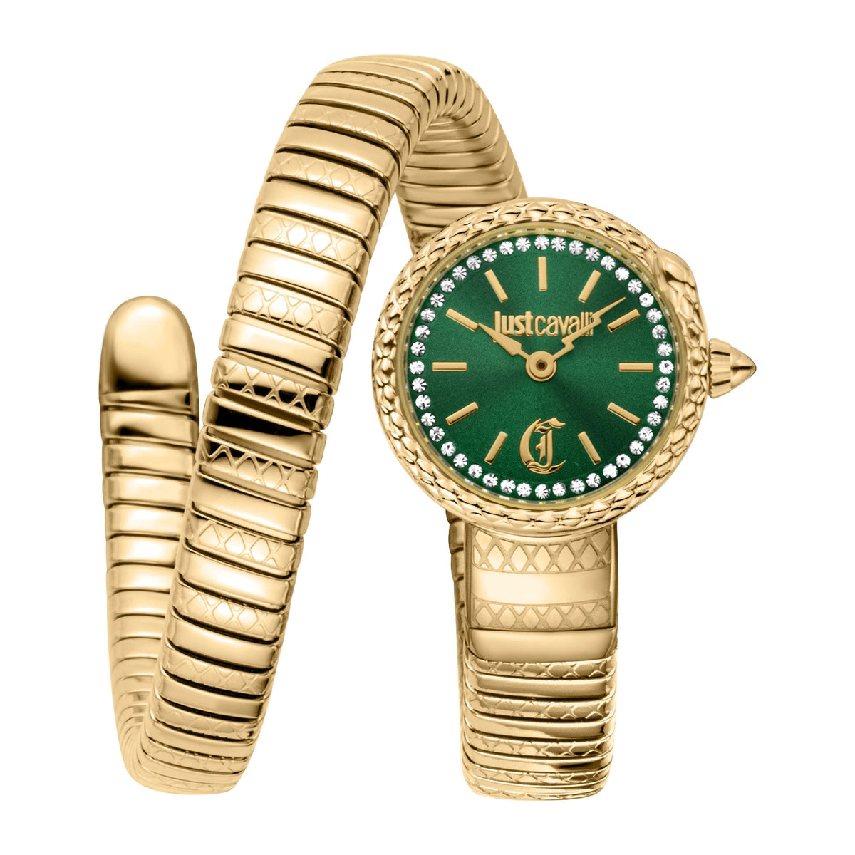 Just Cavalli Sirena Yellow Gold Green