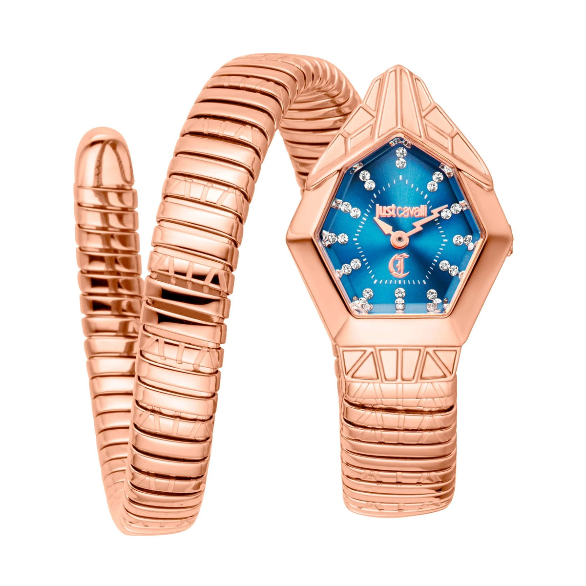 Just Cavalli Gemma Rose Gold Blue