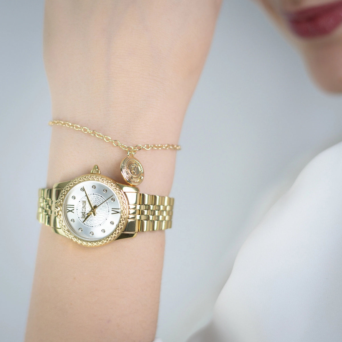 Just Cavalli Sublime Animalier Yellow Gold Silver