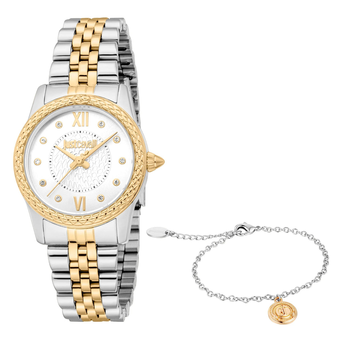Just Cavalli Sublime Animalier Two Tones YG Silver
