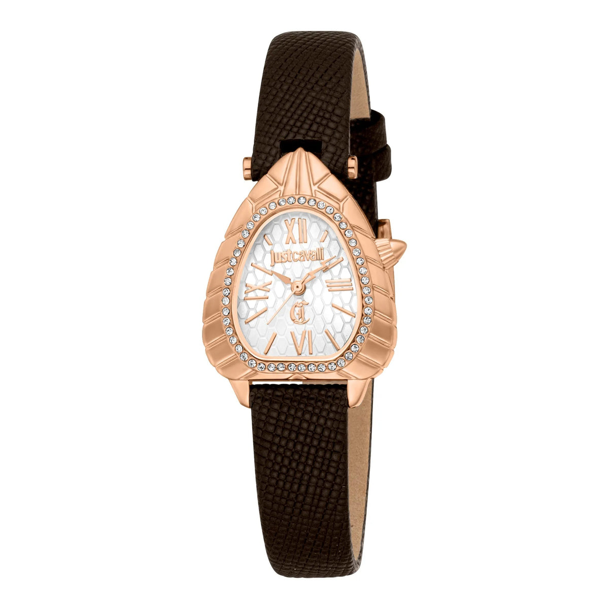 Just Cavalli Perla Leather Brown RG