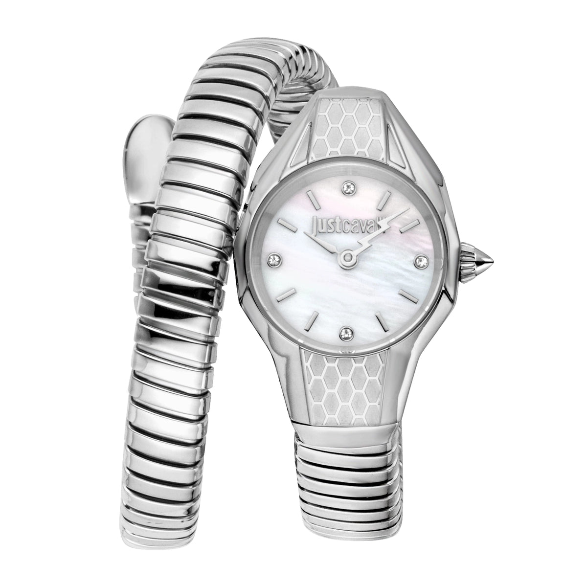 Just Cavalli Vivace Silver Antique white