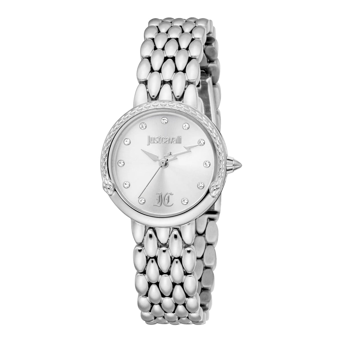 Just Cavalli Rosa Snake Silver