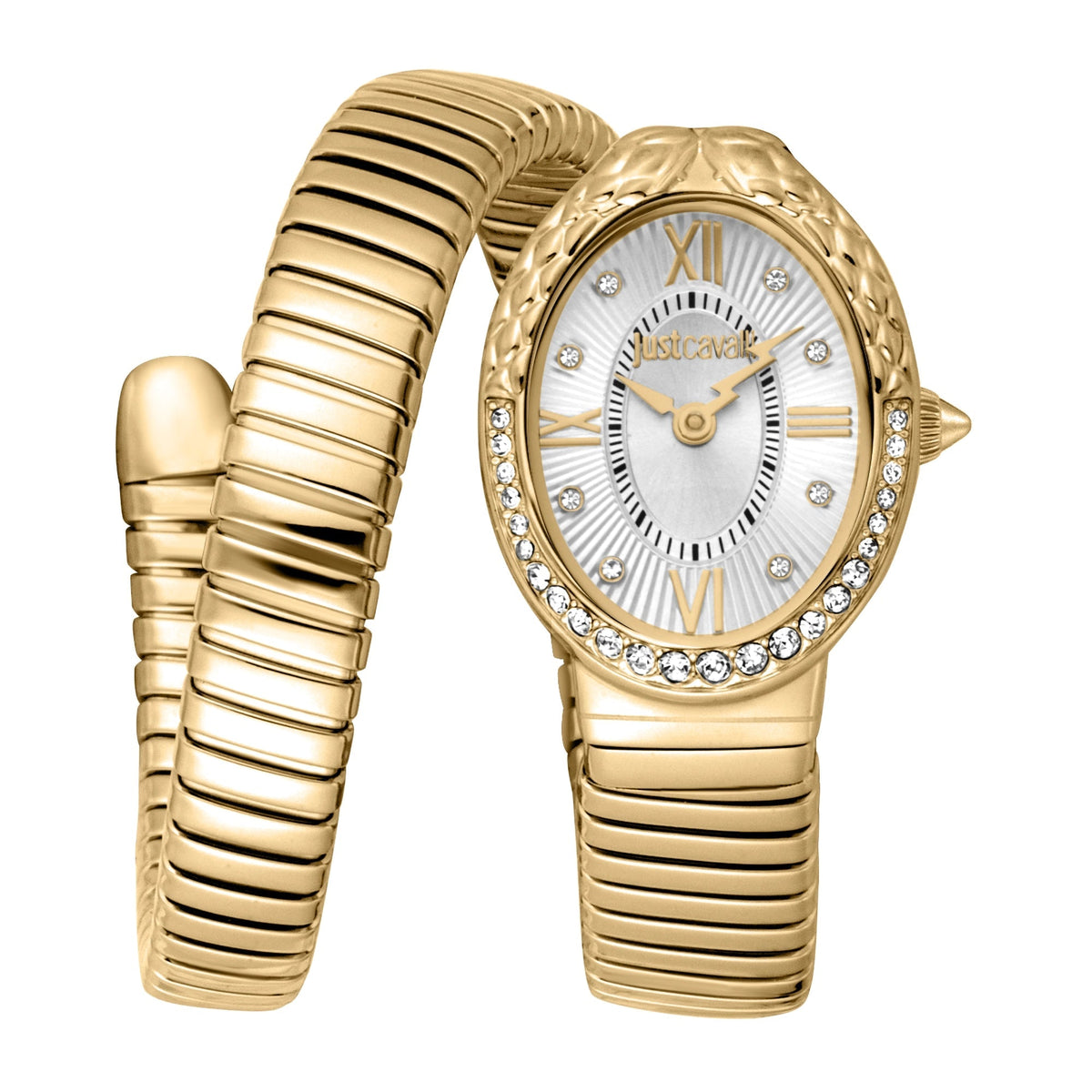 Just Cavalli Fiore Yellow Gold Silver