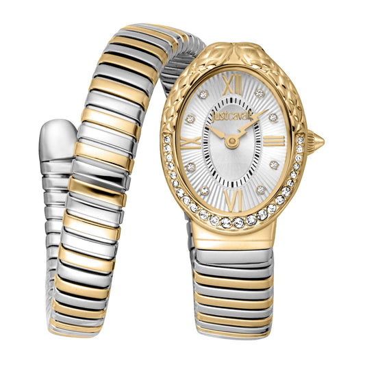 Just Cavalli Fiore Silver Yellow Gold