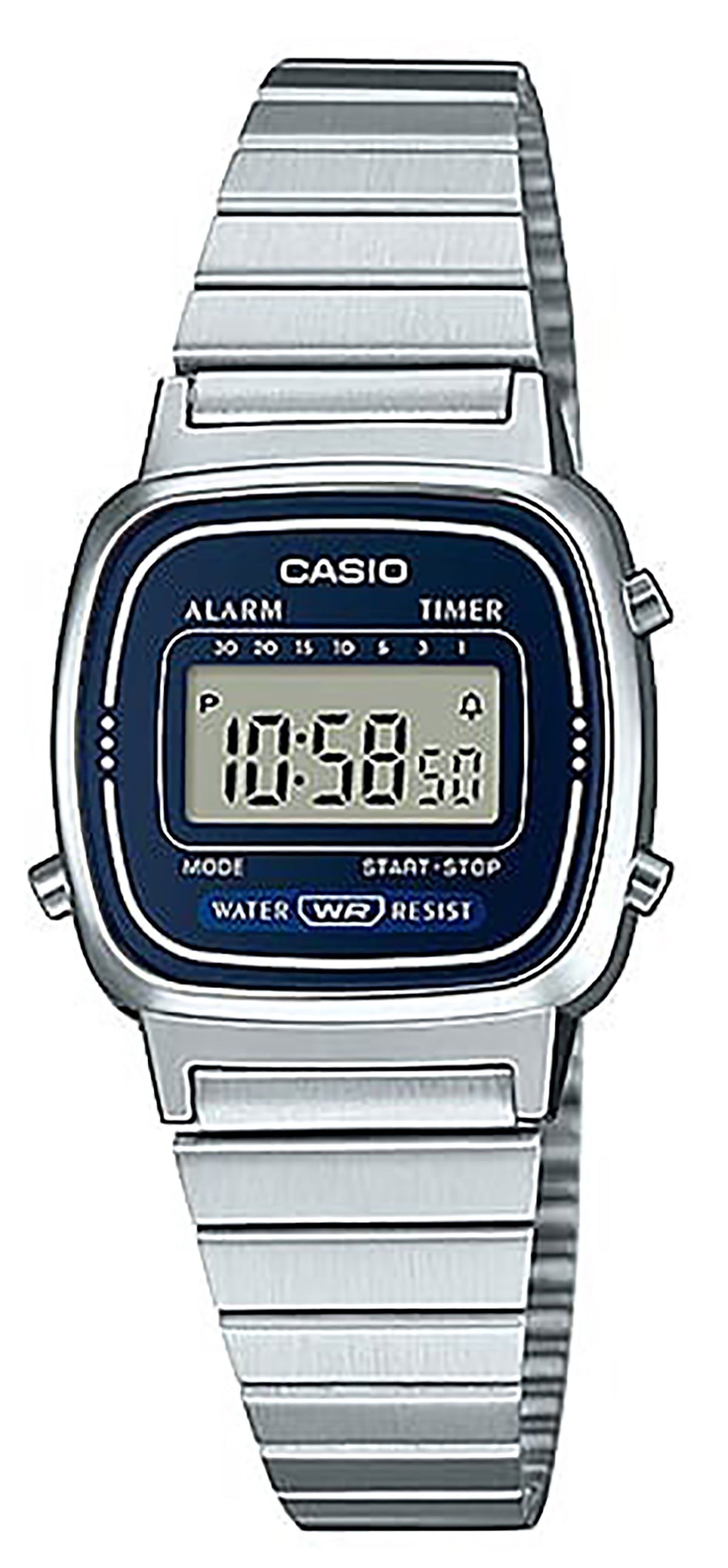 Casio Alarm Digital LA-670WA-2D LA670WA-2D Women's Watch
