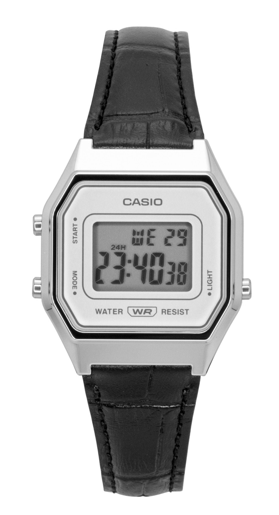 Casio Vintage Digital Leather Strap Quartz LA680WEL-1 Unisex Watch