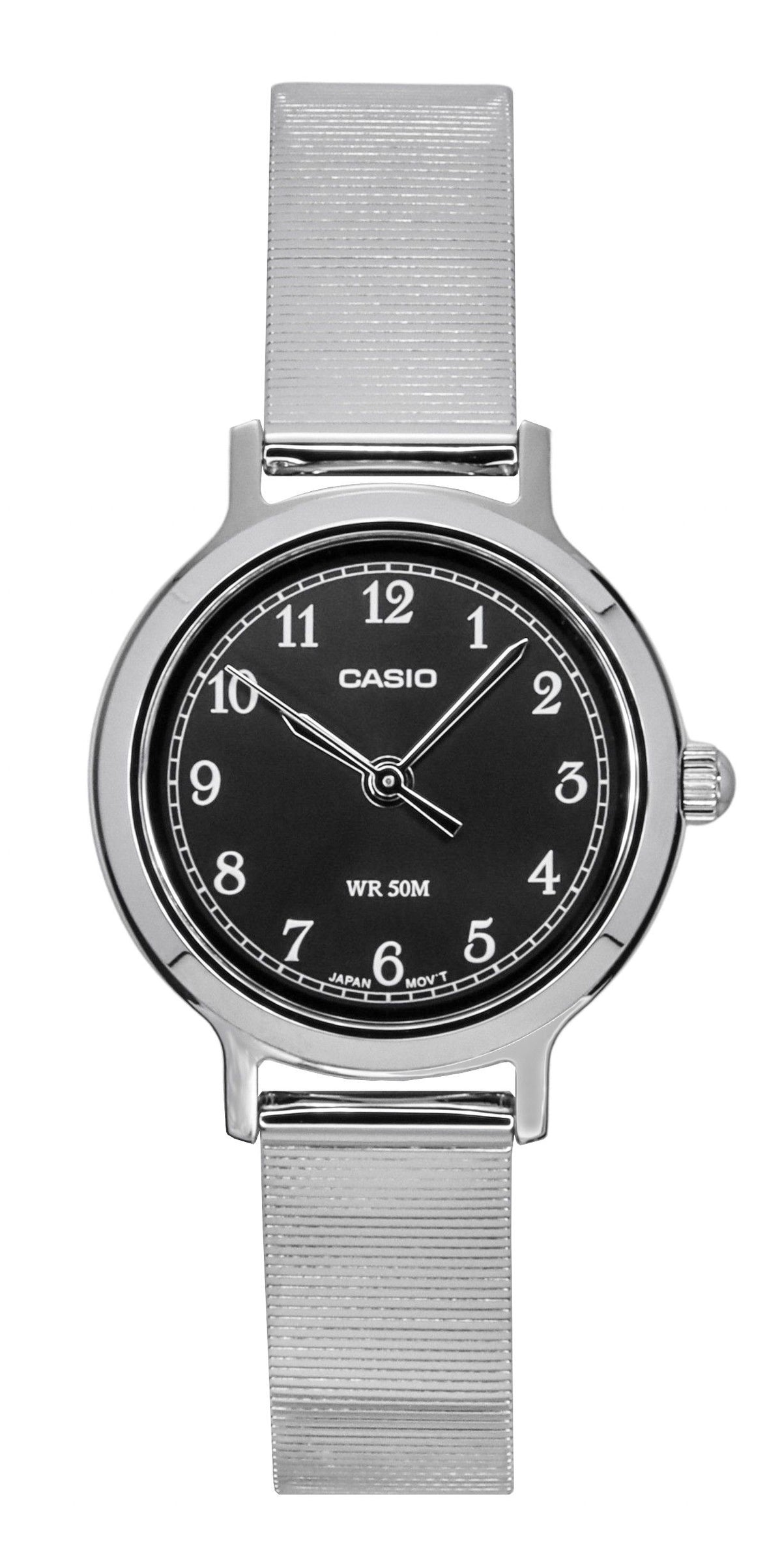 Casio Standard Analog Stainless Steel Black Dial Quartz LTP-B170D-1BV Women's Watch
