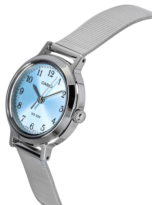 Casio Standard Analog Stainless Steel Blue Dial Quartz LTP-B170D-2BV Women's Watch
