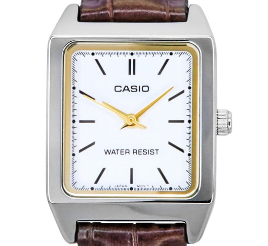 Casio Standard Analog Leather Strap White Dial Quartz LTP-V007L-7E2 Women's Watch