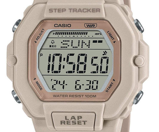 Casio Standard Digital Step Tracker Resin Strap Quartz LWS-2200H-4 Unisex Watch