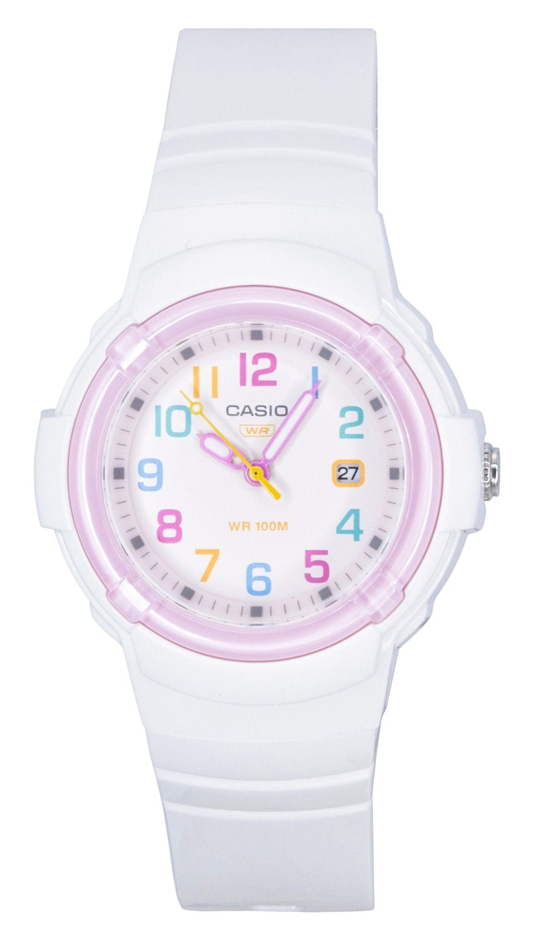 Casio Analog Bio-Based Resin Strap White Dial Quartz LX-800H-7A1V 100M Women's Watch