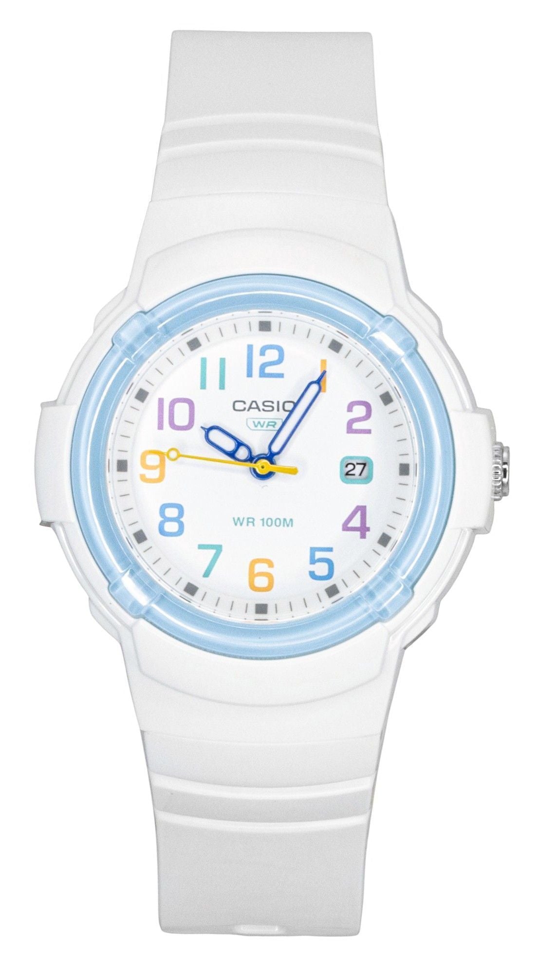 Casio Analog Bio-Based Resin Strap White Dial Quartz LX-800H-7A2V 100M Women's Watch