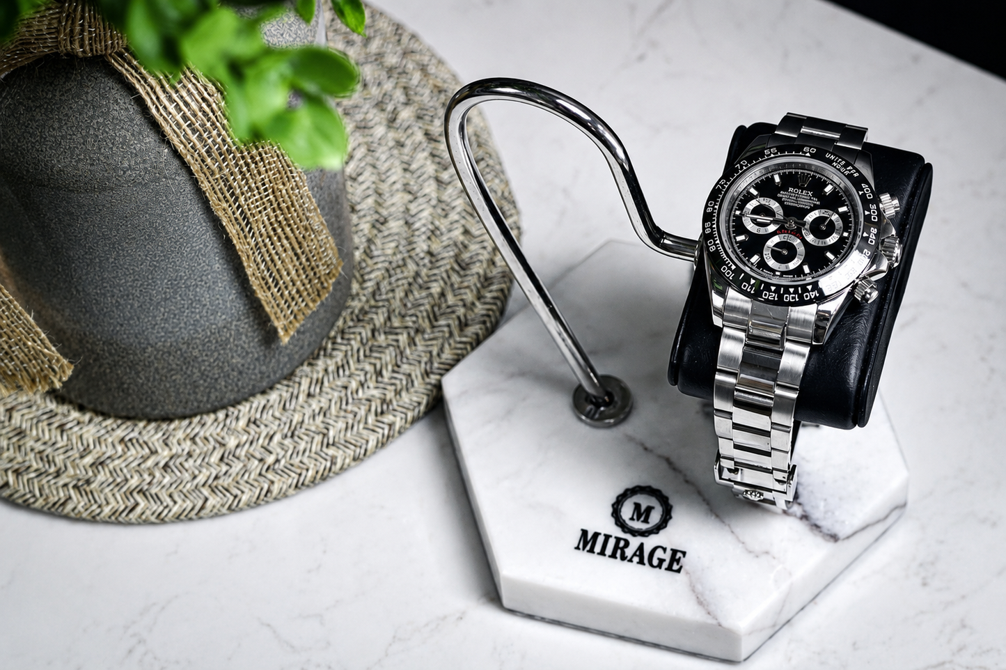 Watch Stand Display | White Marble (Limited Edition)
